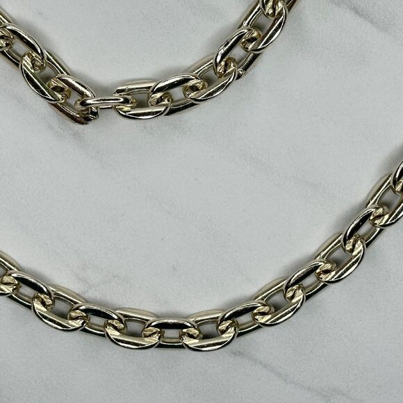 Lightweight Draped Gold Tone Metal Chain Link Belt Y2K Festival XS/Small XS/S ✨ - Picture 6 of 10